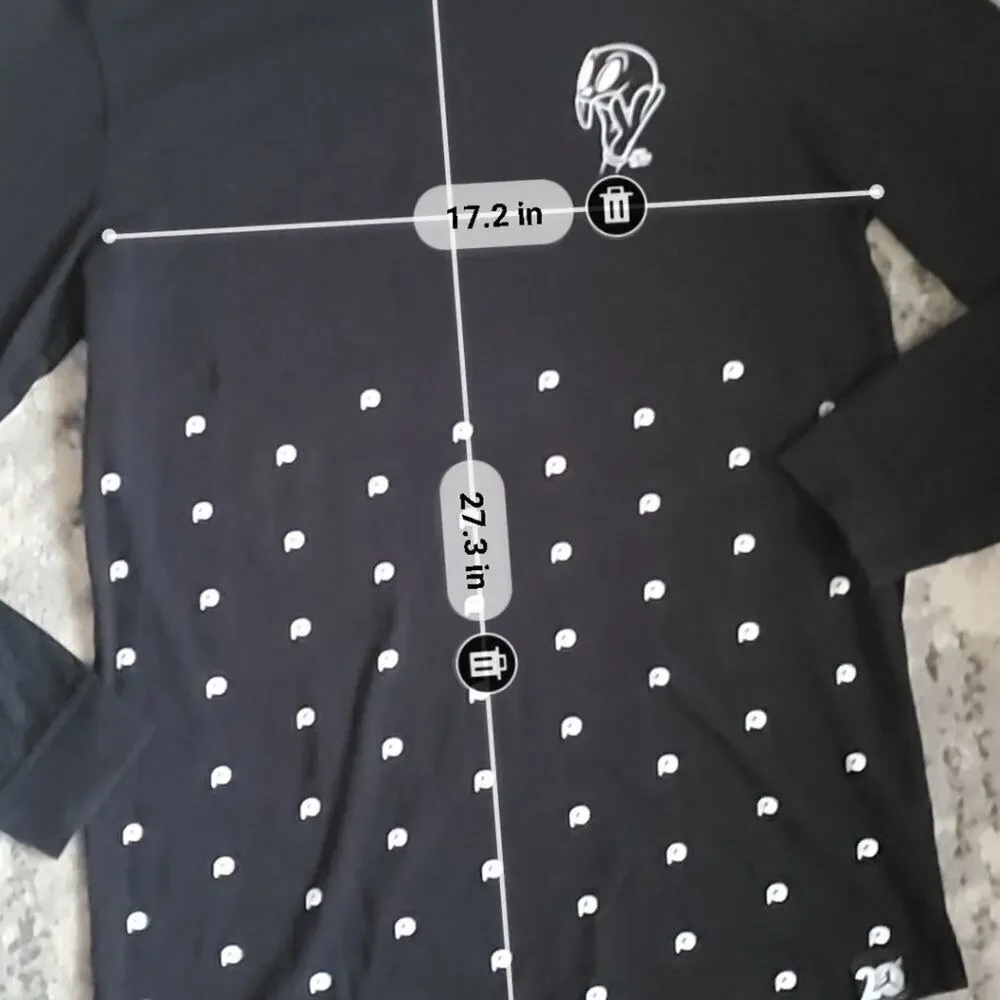 Nike Air Jordan Space Jam Shirt Sz Med Bugs Bunny w/Skull, 20th Anniversary